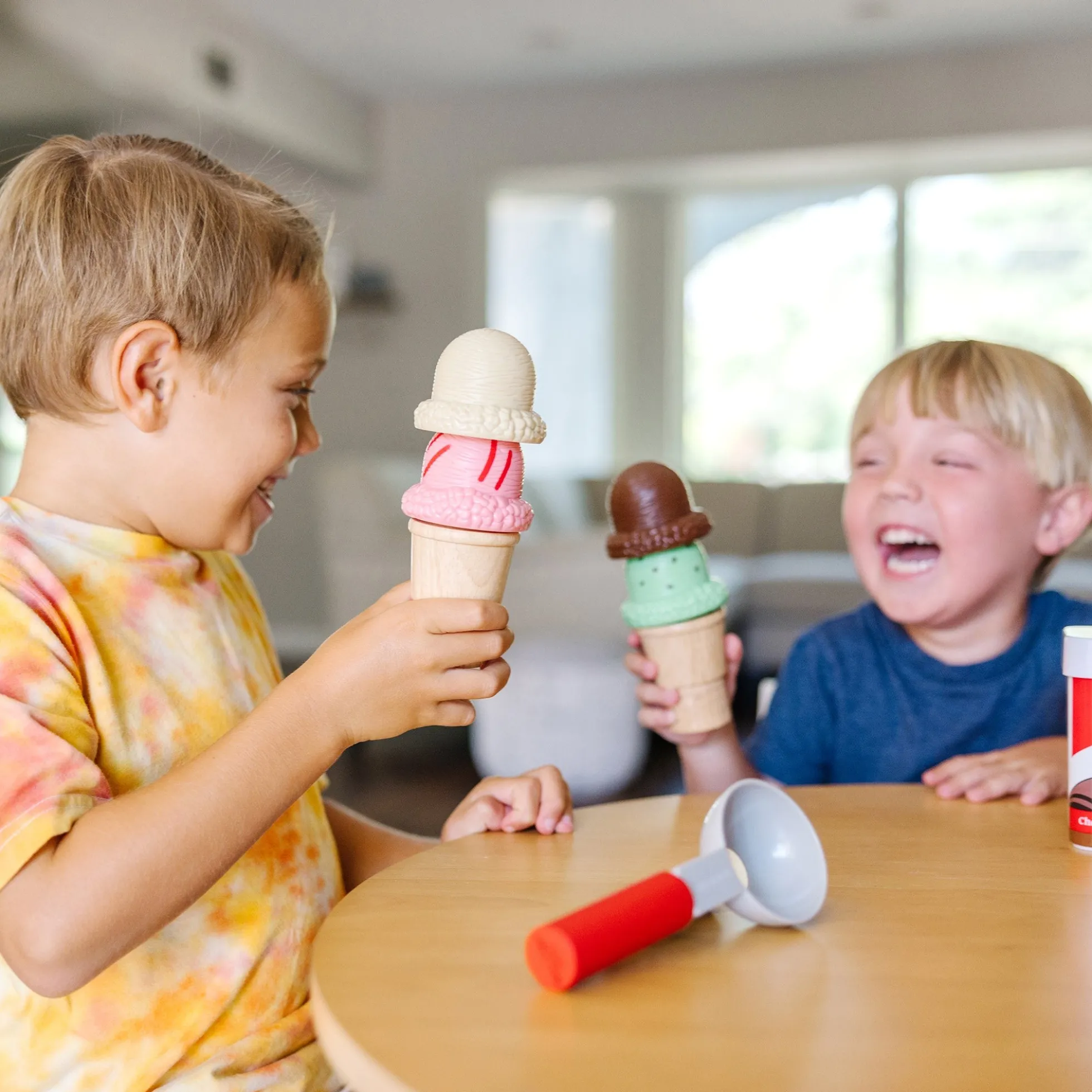Scoop & Stack Ice Cream Cone Magnetic Play Set