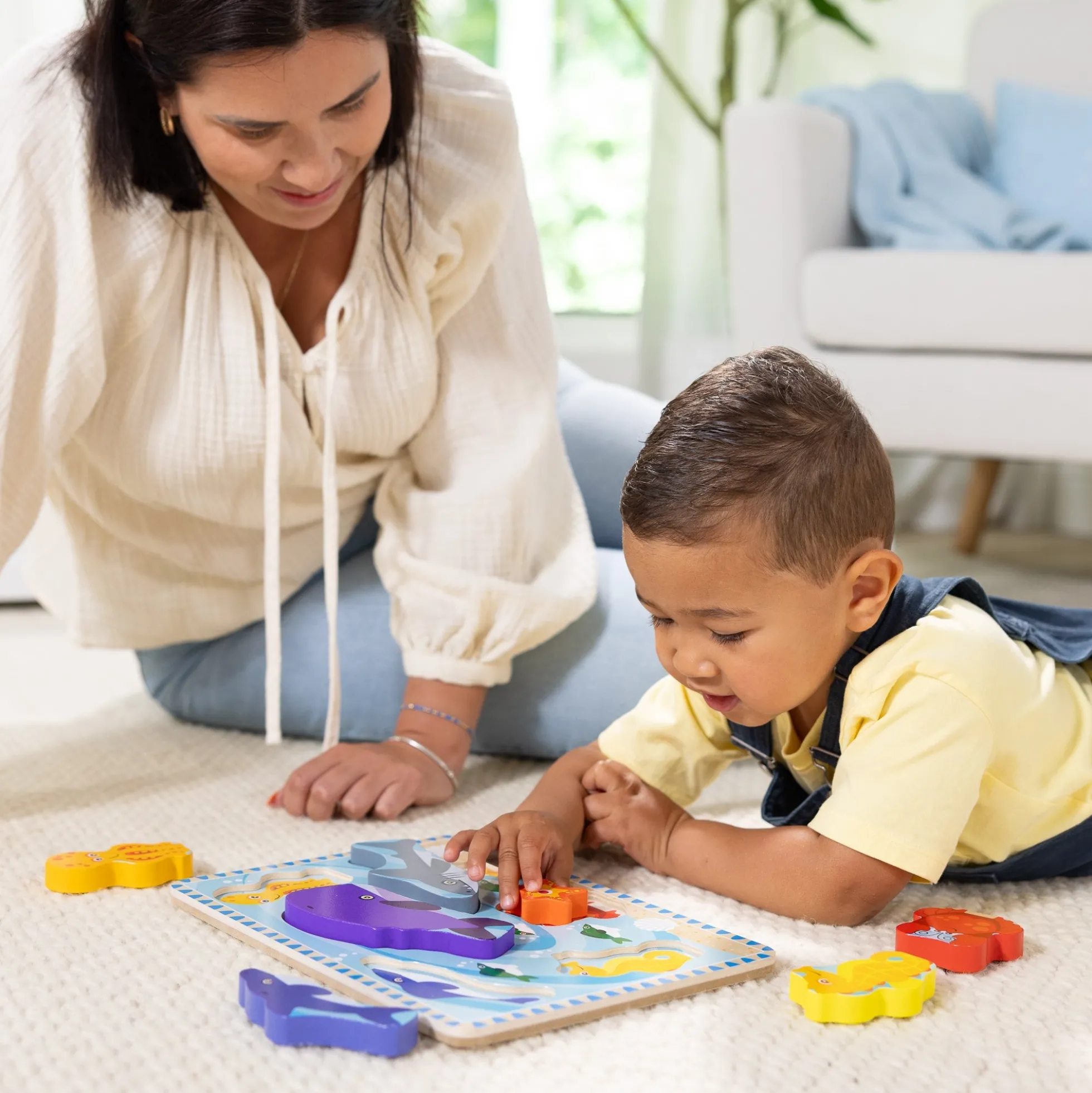 Sea Creatures Chunky Puzzle - 7 Pieces