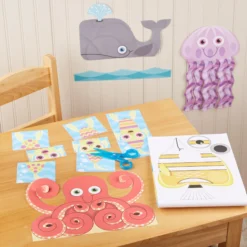 Sea Life Scissor Skills Activity Pad