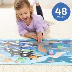 Search & Find Beneath the Waves Floor Puzzle - 48 Pieces