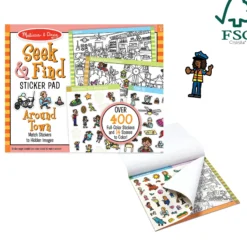 Seek & Find Sticker Pad – Around Town
