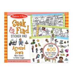 Seek & Find Sticker Pad – Around Town