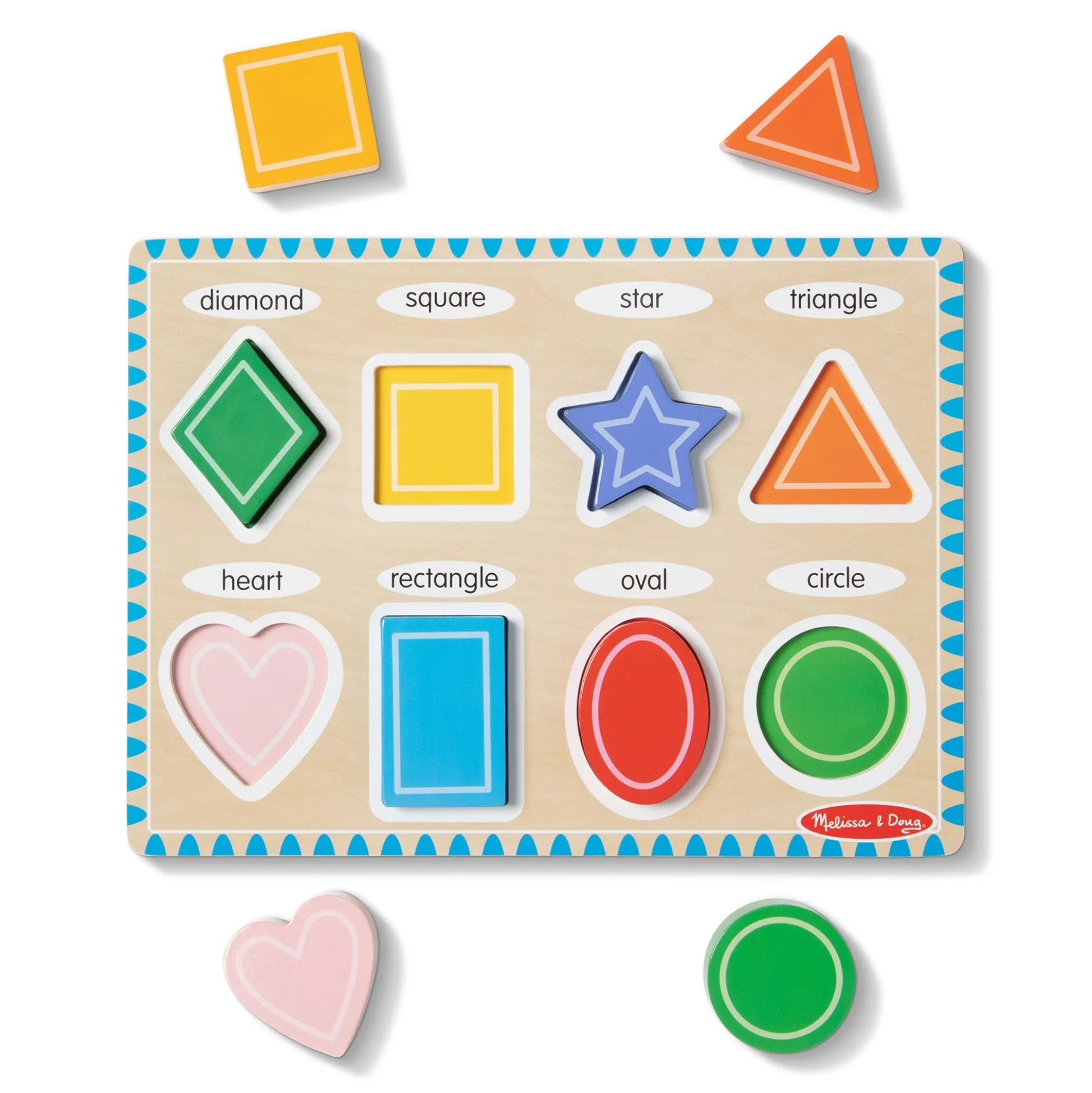 Shapes Chunky Puzzle - 8 Pieces