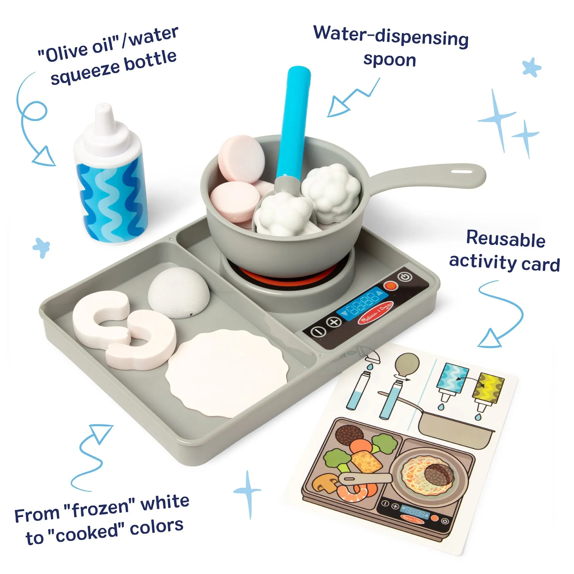Simmer & Stir Stovetop Play Set with Color Changing Water WOW!