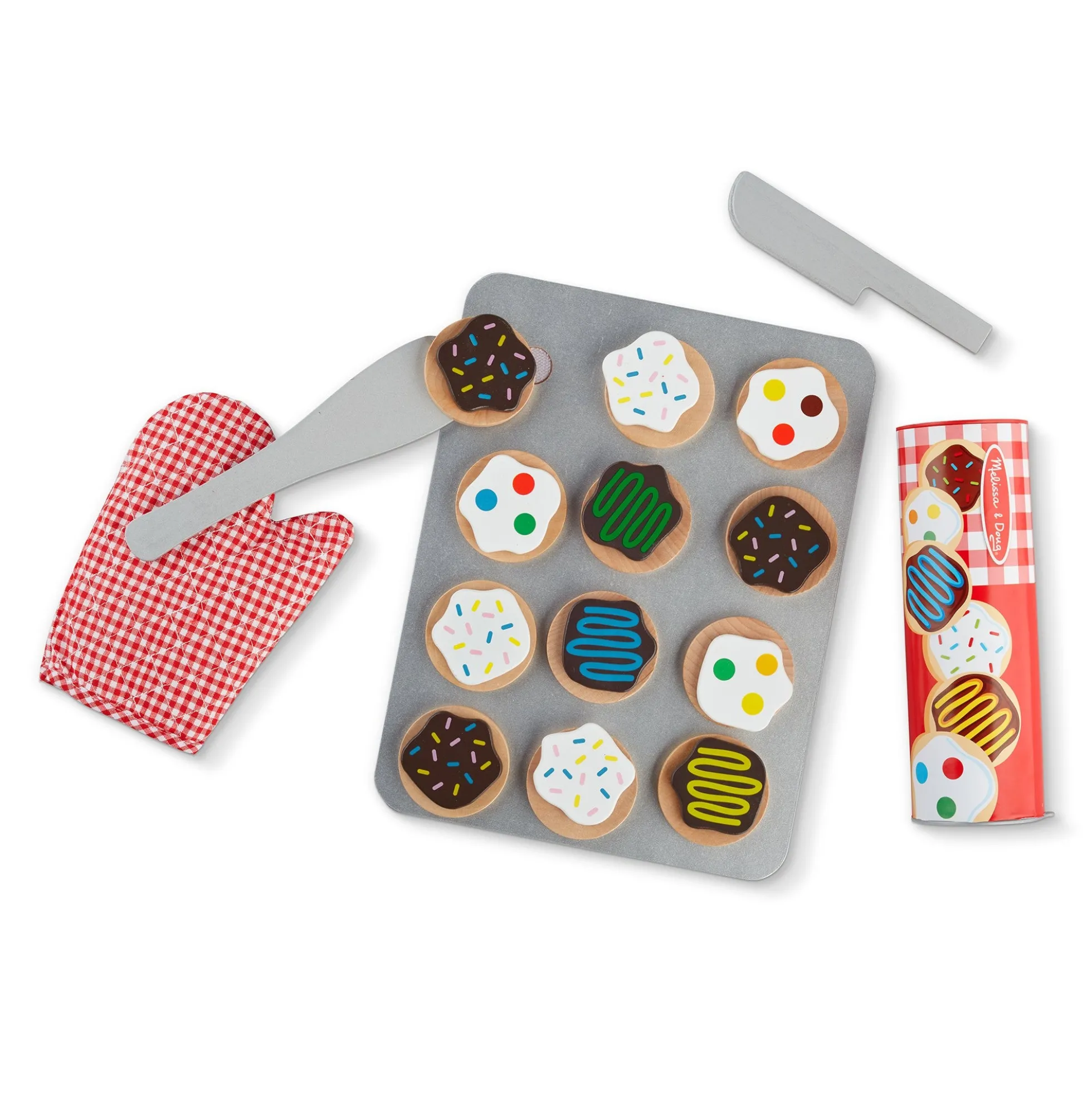 Slice & Bake Cookie Set - Wooden Play Food