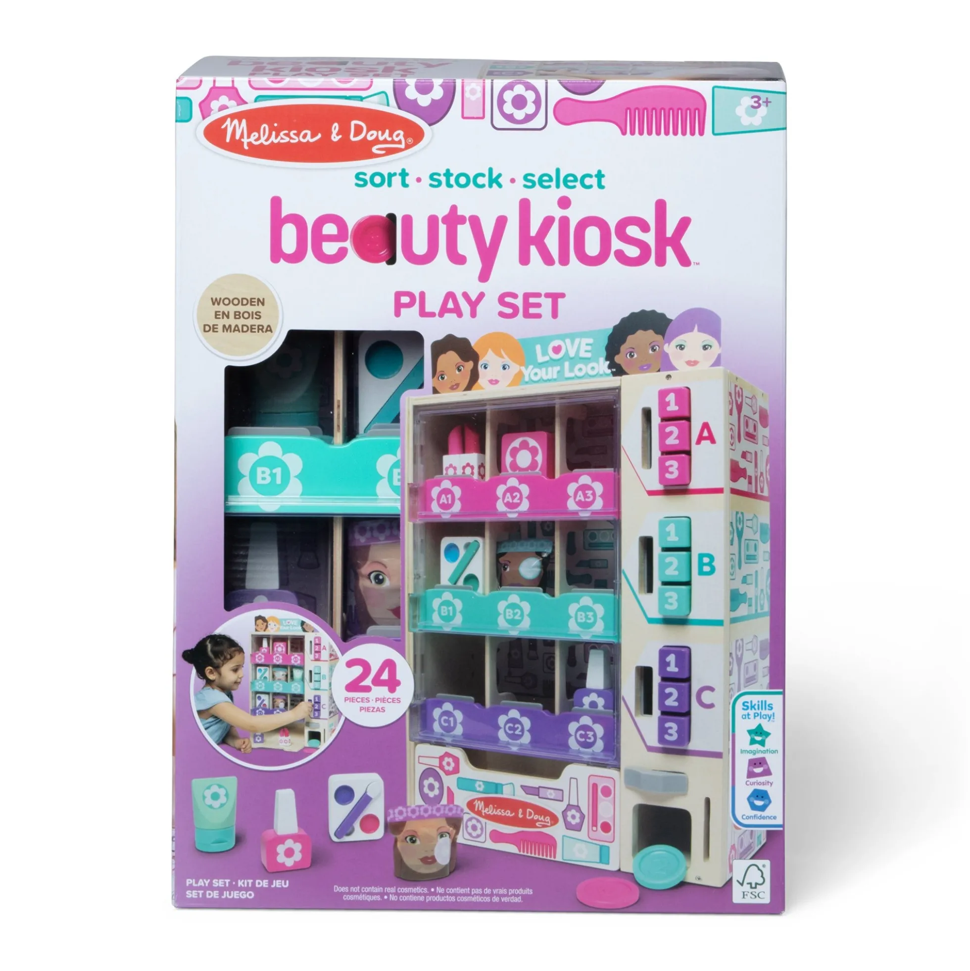 Sort, Stock, Select Beauty Kiosk Play Set
