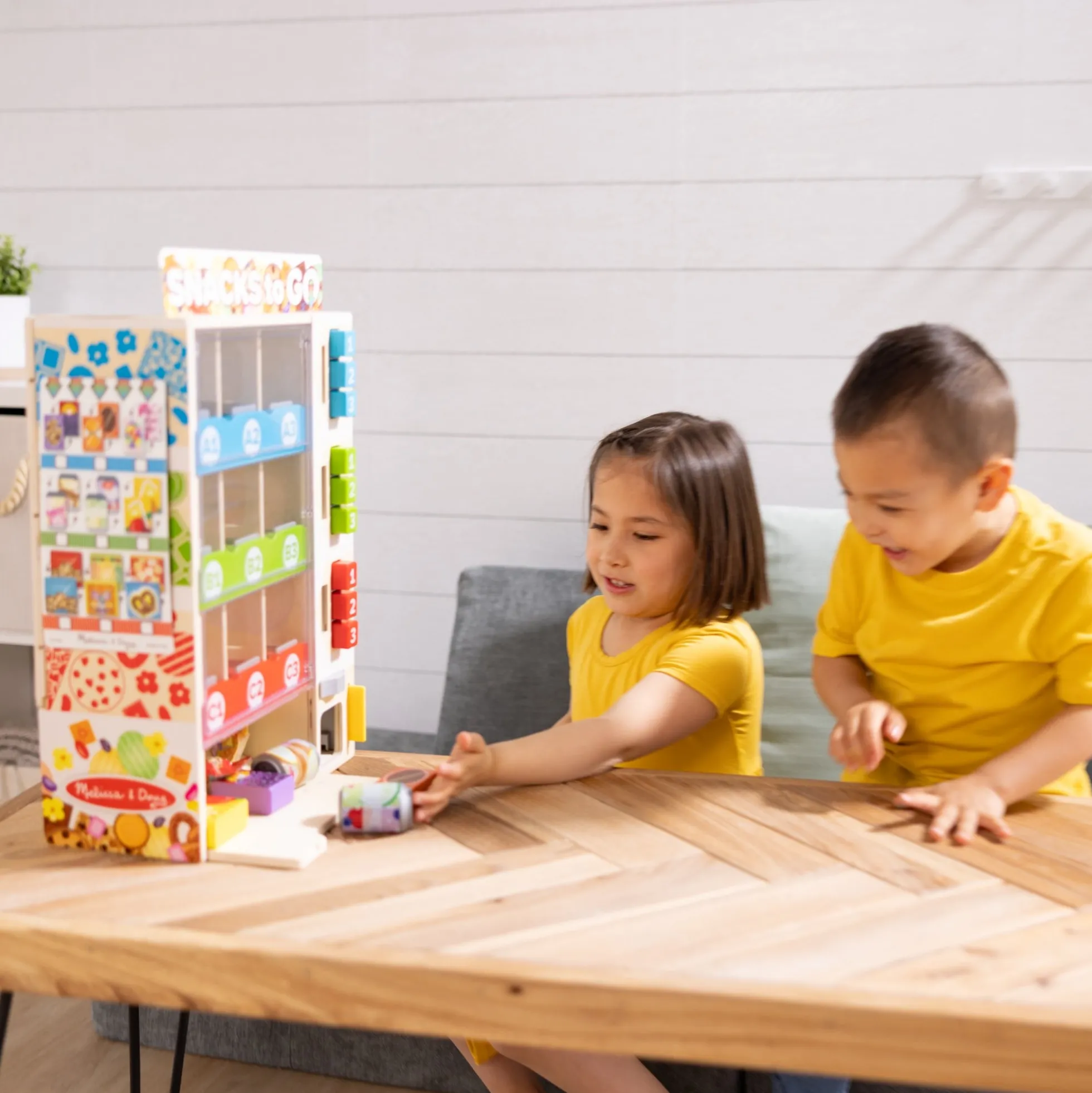 Sort, Stock, Select Wooden Vending Machine Play Set