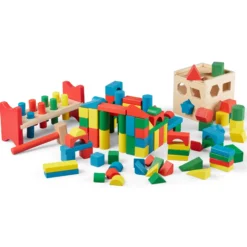 Stack, Sort & Pound Wooden Toy Collection