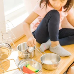 Stainless Steel Pots & Pans Play Set