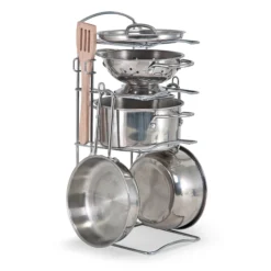Stainless Steel Pots & Pans Play Set