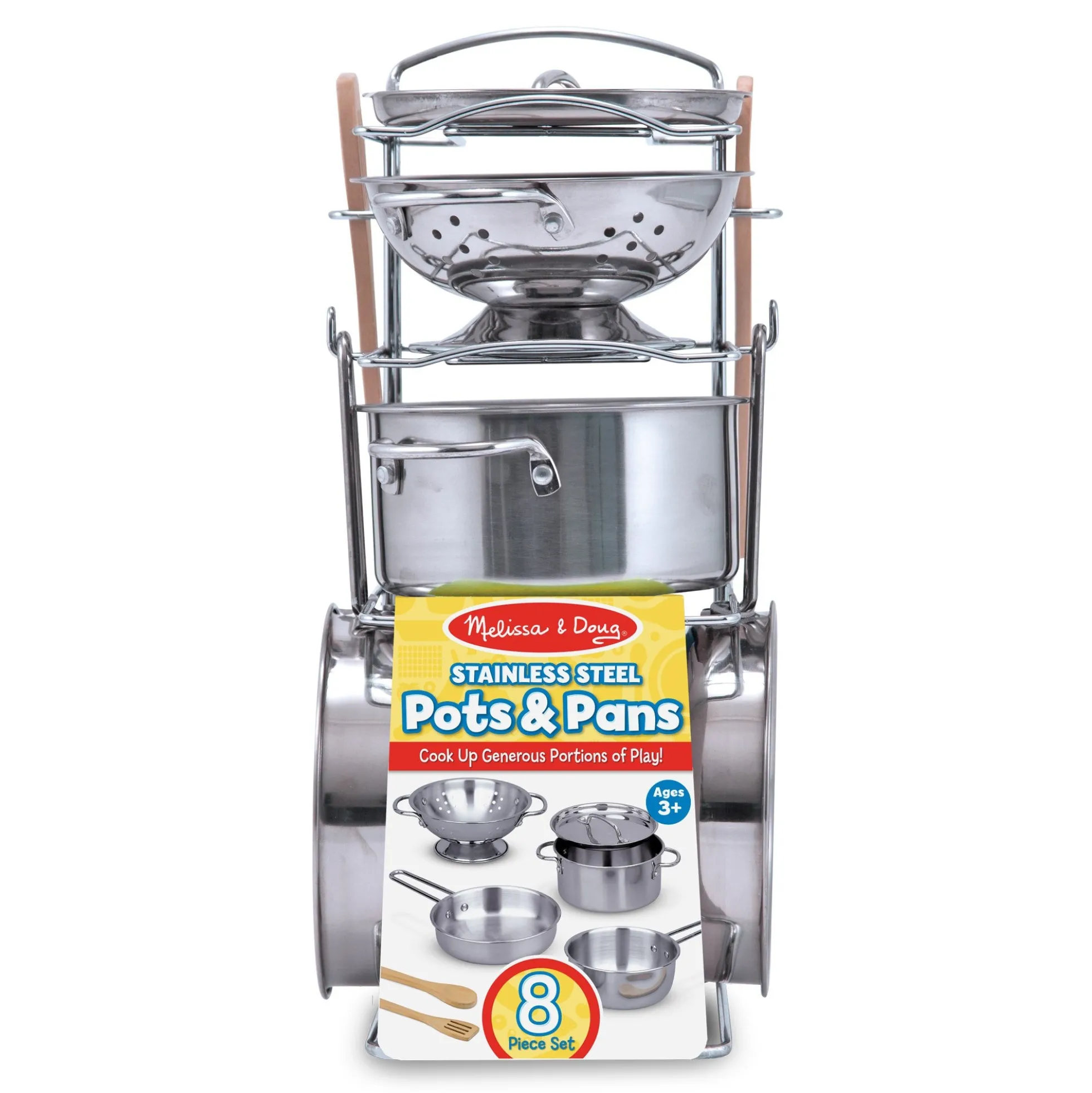 Stainless Steel Pots & Pans Play Set