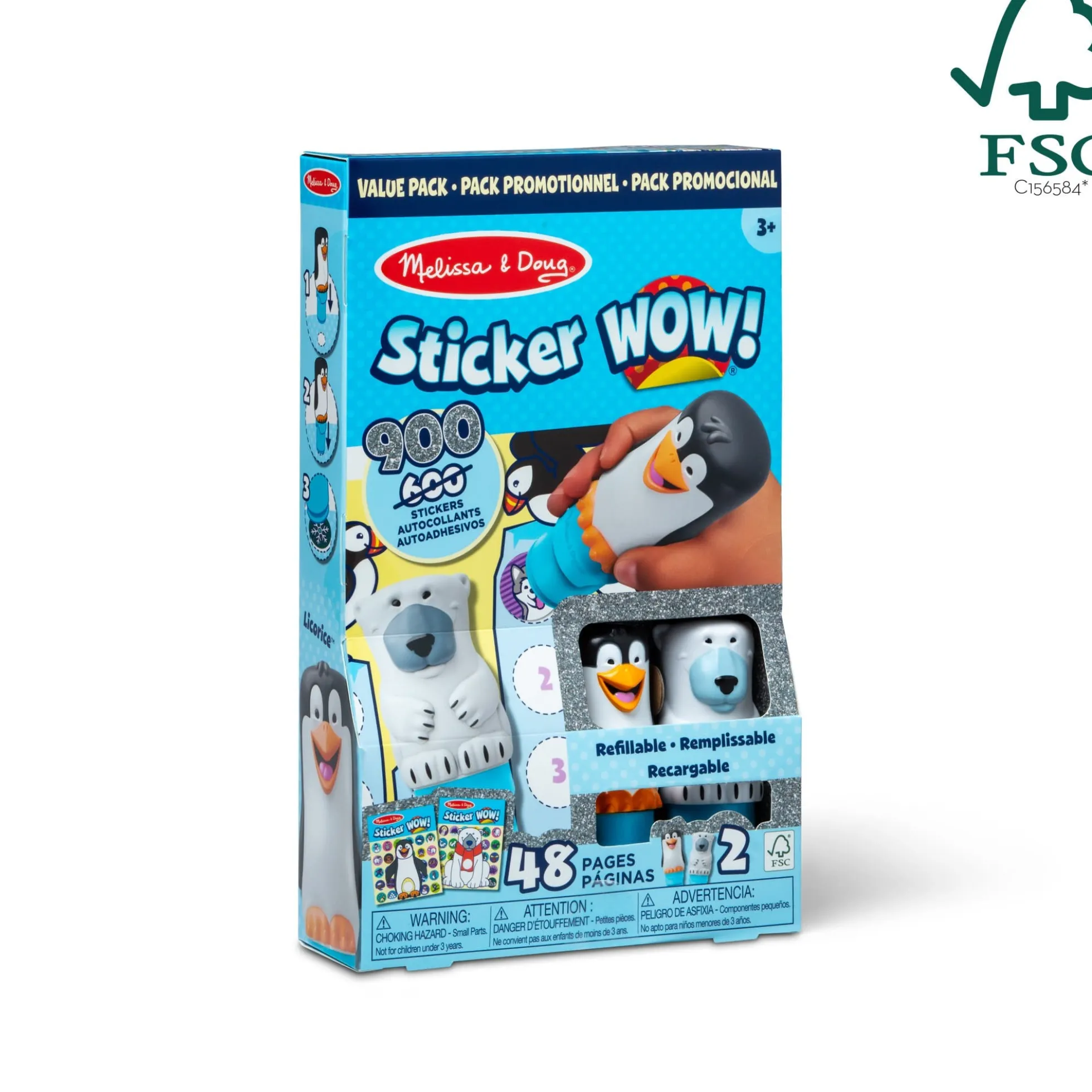 Sticker WOW!® Activity Pads & Sticker Stampers VALUE PACK - Winter