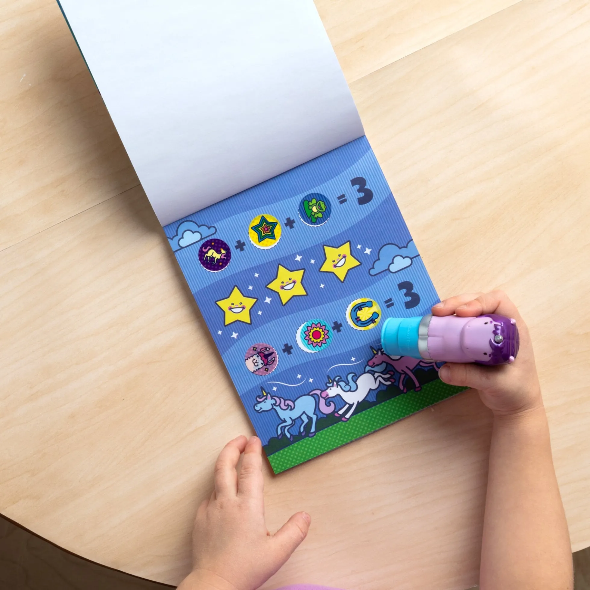 Sticker WOW!™ Activity Pad & Sticker Stamper - Purple Unicorn