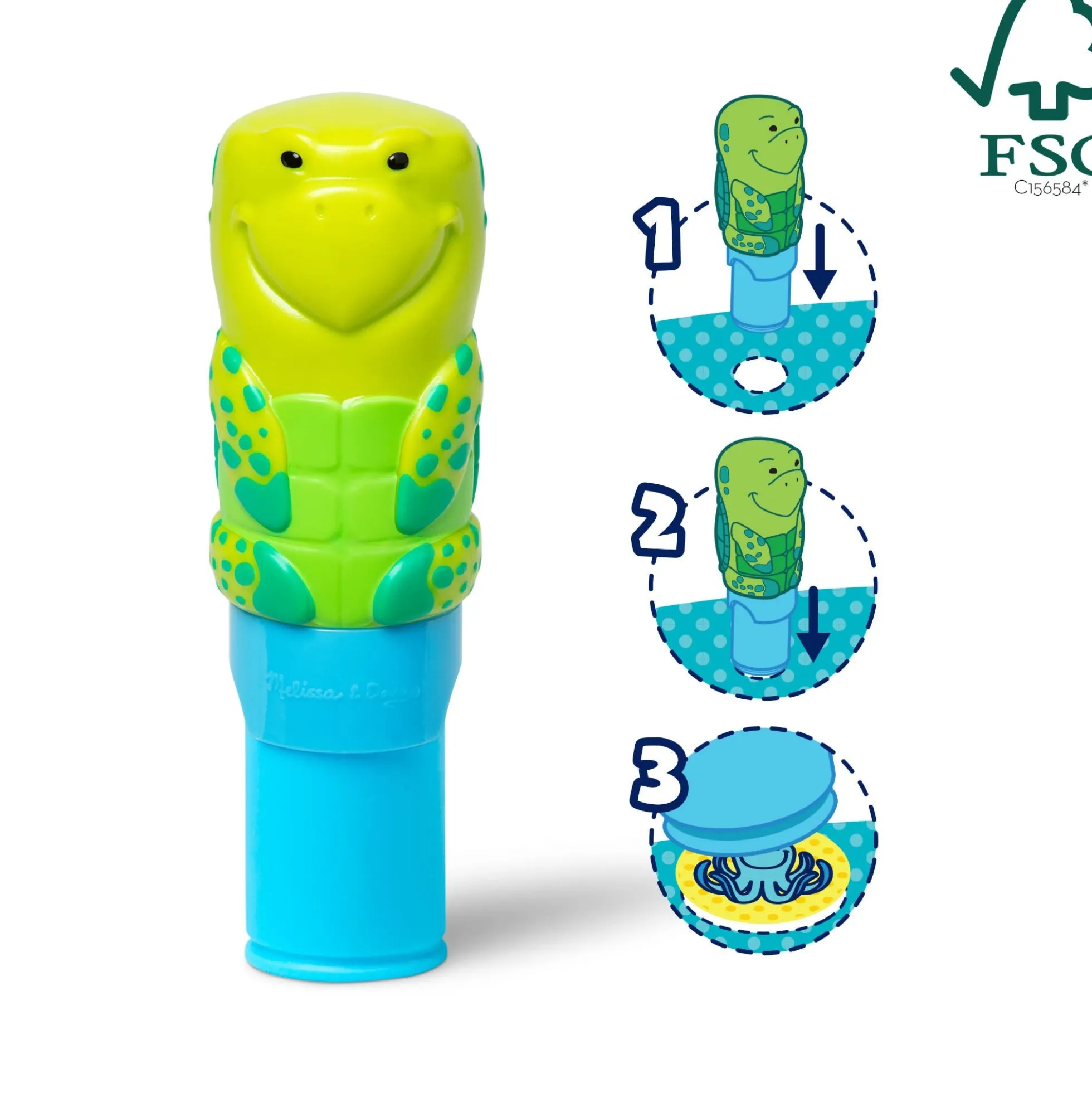 Sticker WOW!™ Activity Pad & Sticker Stamper - Sea Turtle