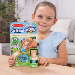 Sticker WOW!™ Bunny Bundle: Activity Pad & Sticker Stamper + Mini Activity Pad and 200 Refill Stickers
