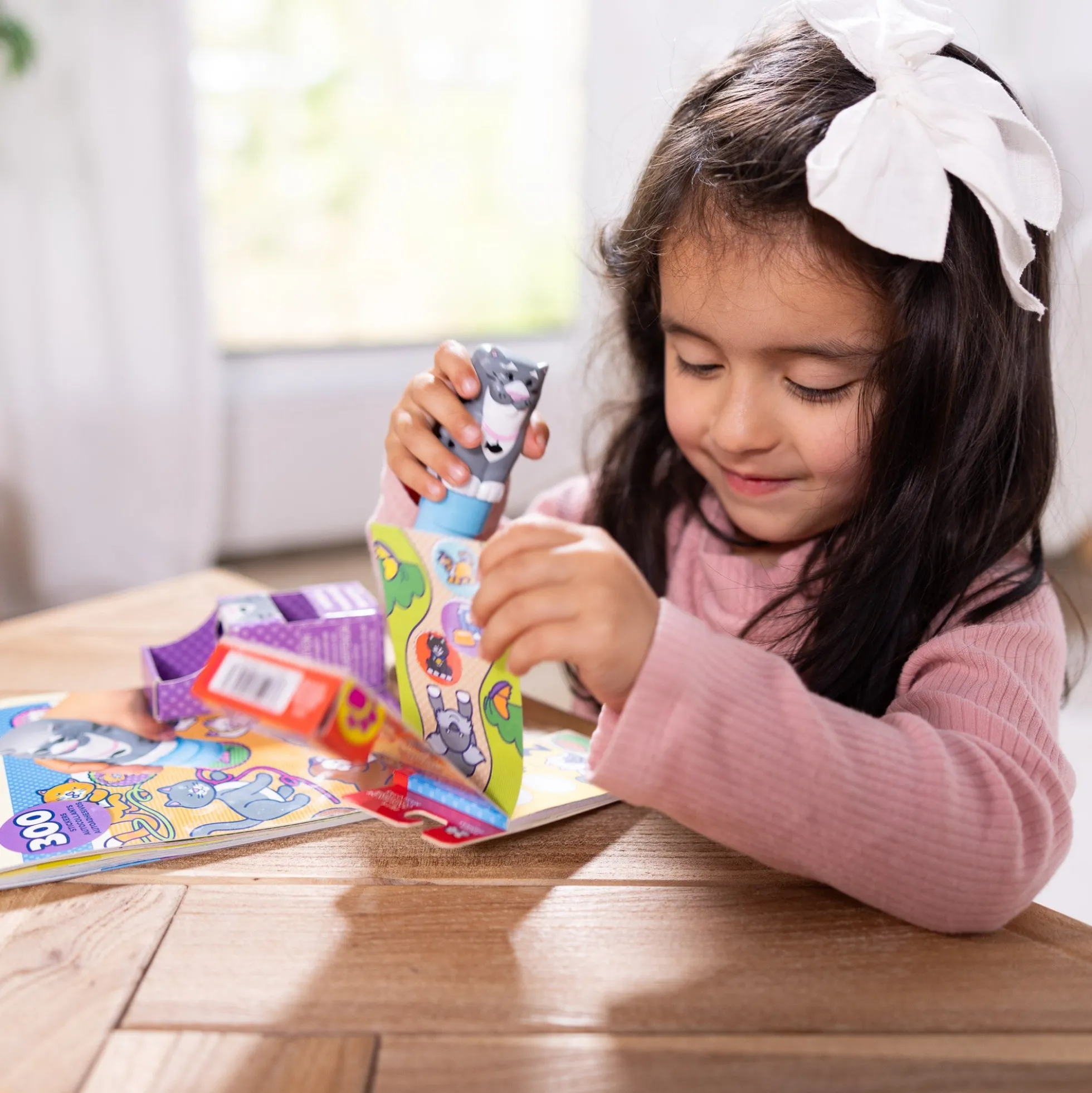 Sticker WOW!™ Cat Bundle: Activity Pad & Sticker Stamper + Mini Activity Pad and 200 Refill Stickers