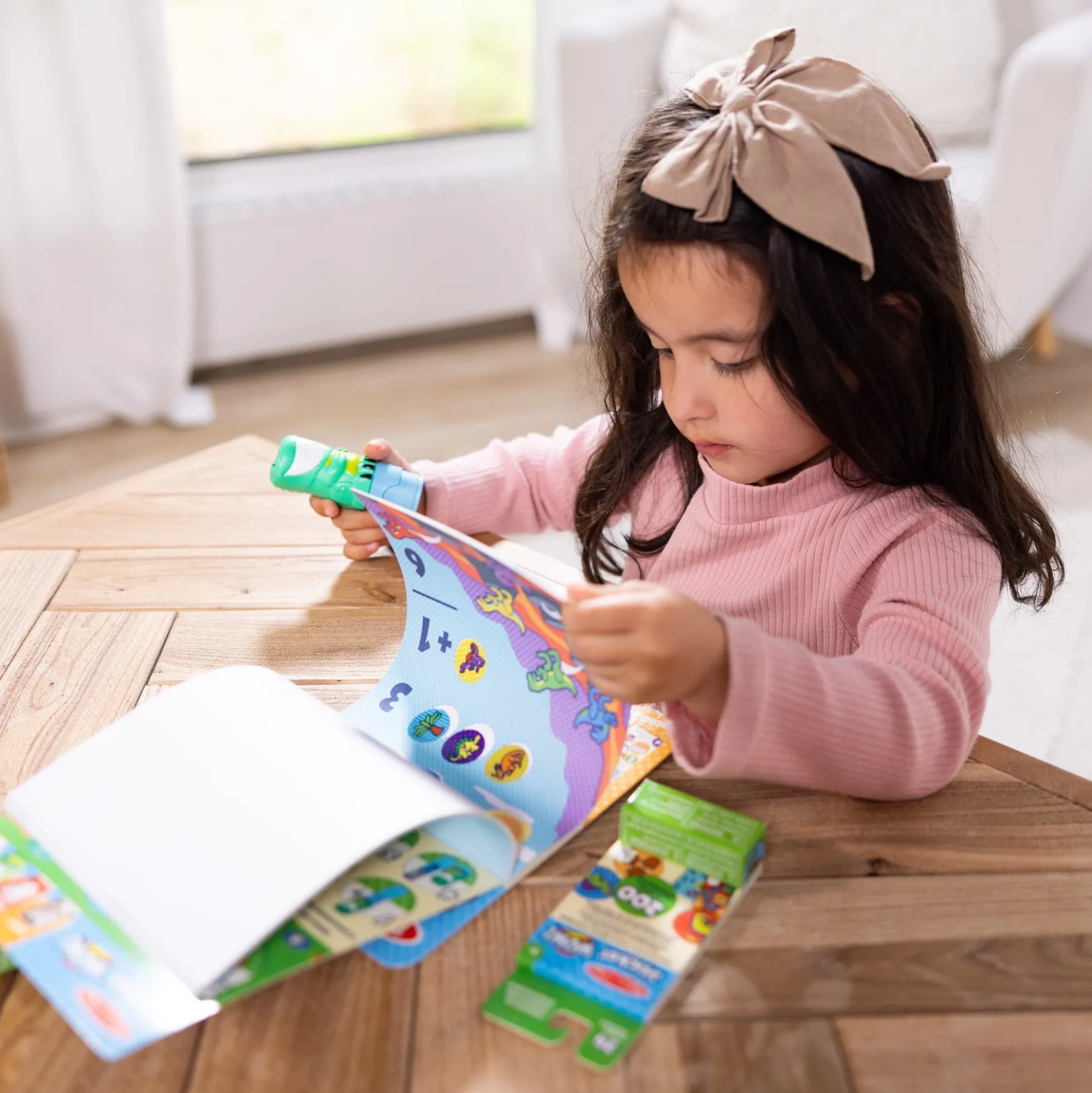 Sticker WOW!™ Dinosaur Bundle: Activity Pad & Sticker Stamper + Mini Activity Pad and 200 Refill Stickers