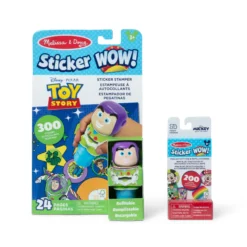 Sticker WOW!™ Disney Toy Story Buzz Lightyear Bundle: Activity Pad & Sticker Stamper + Mini Activity Pad and 200 Refill Stickers