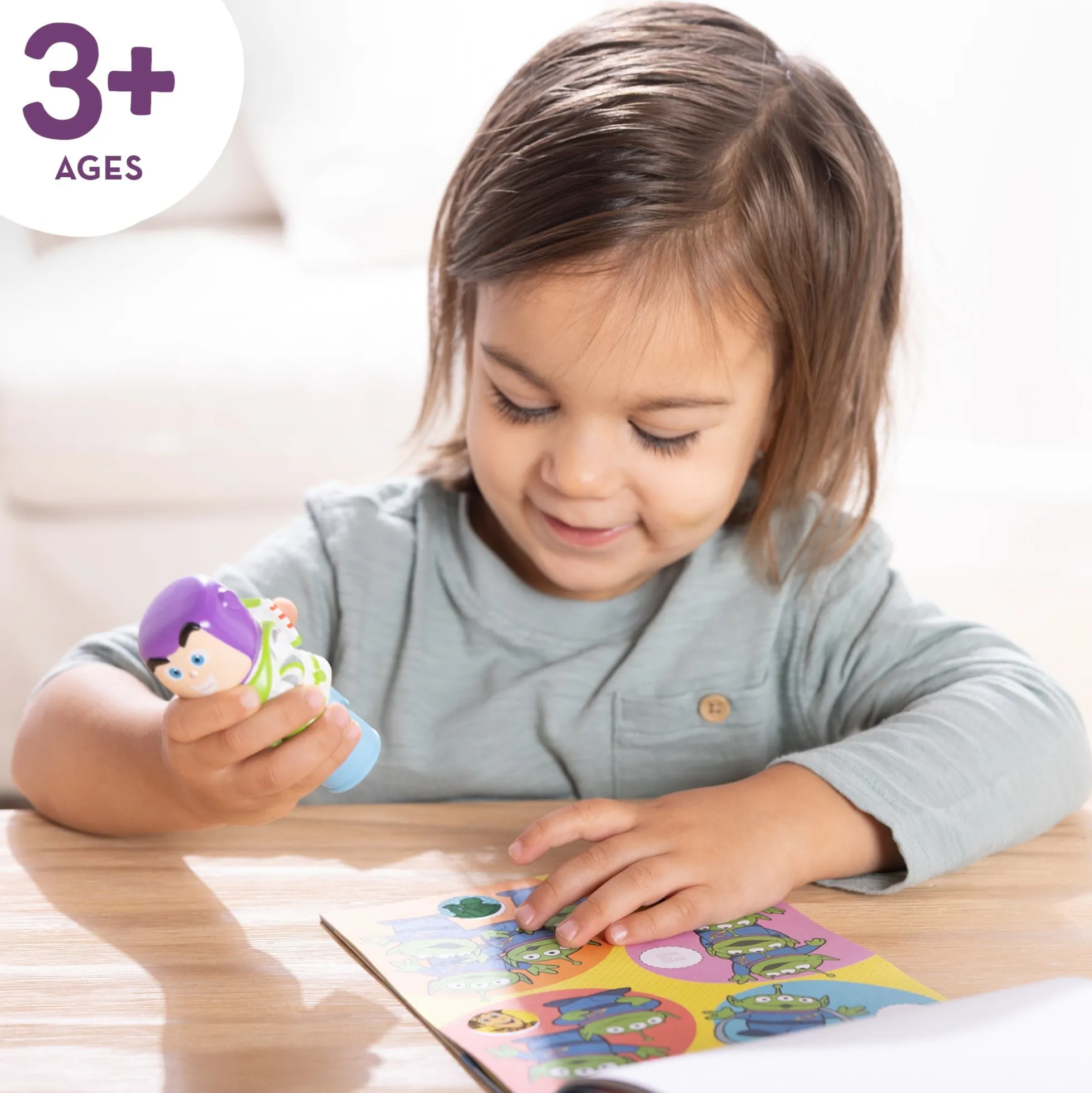Sticker WOW!™ Disney Toy Story Buzz Lightyear Bundle: Activity Pad & Sticker Stamper + Mini Activity Pad and 200 Refill Stickers