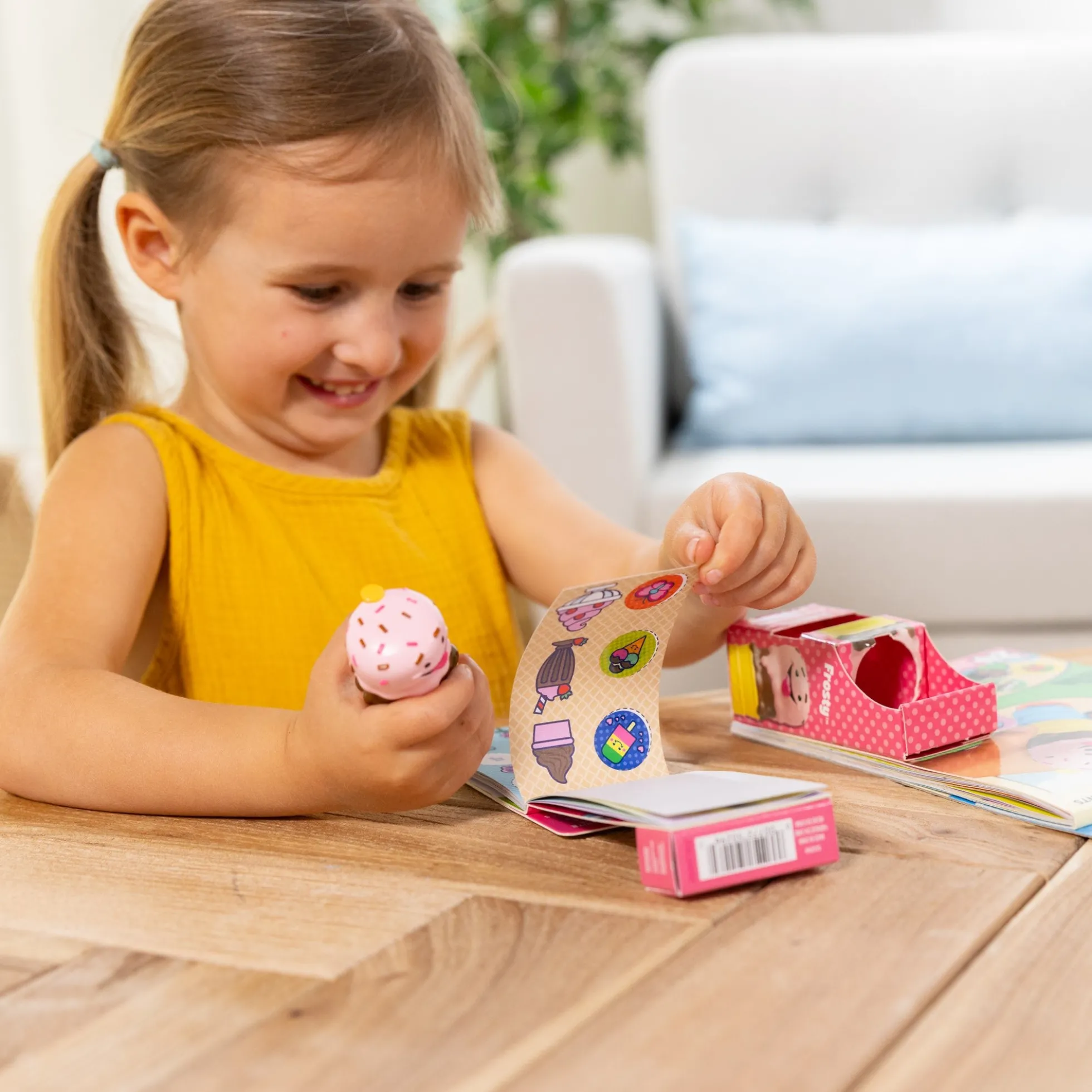 Sticker WOW!™ Ice Cream Bundle: Activity Pad & Sticker Stamper + Mini Activity Pad and 200 Refill Stickers