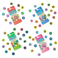 Sticker WOW!™ Mini Activity Pad and Refill Stickers 4-Pack (Dinosaur, Pets, Favorite Things, Surprise Pack 1) - Stamper Not Included