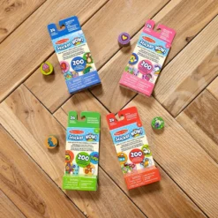 Sticker WOW!™ Mini Activity Pad and Refill Stickers 4-Pack (Dinosaur, Pets, Favorite Things, Surprise Pack 1) - Stamper Not Included