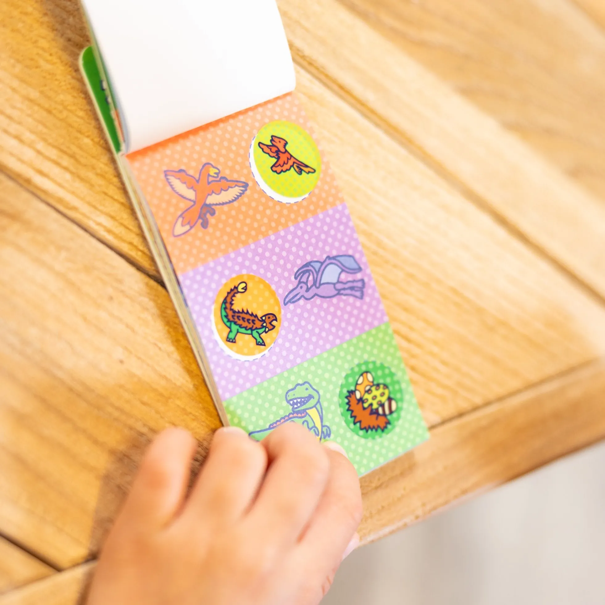 Sticker WOW!® Mini Activity Pad & Refill Stickers - Dinosaur (200+ Stickers, Stamper Not Included)