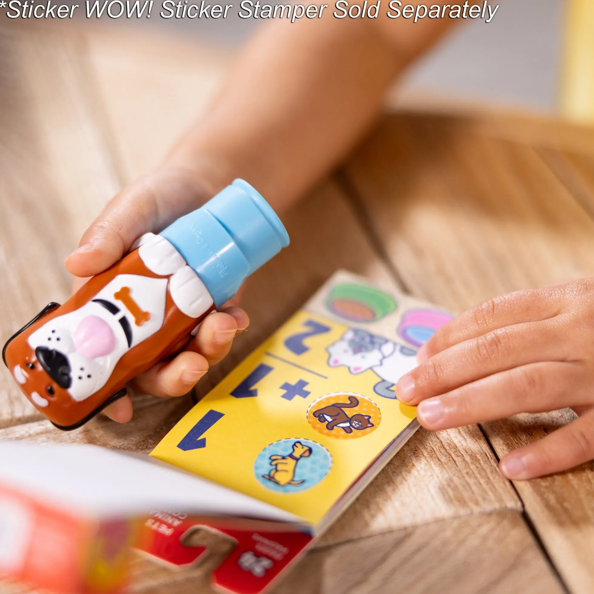 Sticker WOW!® Mini Activity Pad & Refill Stickers - Pets (200+ Stickers, Stamper Not Included)