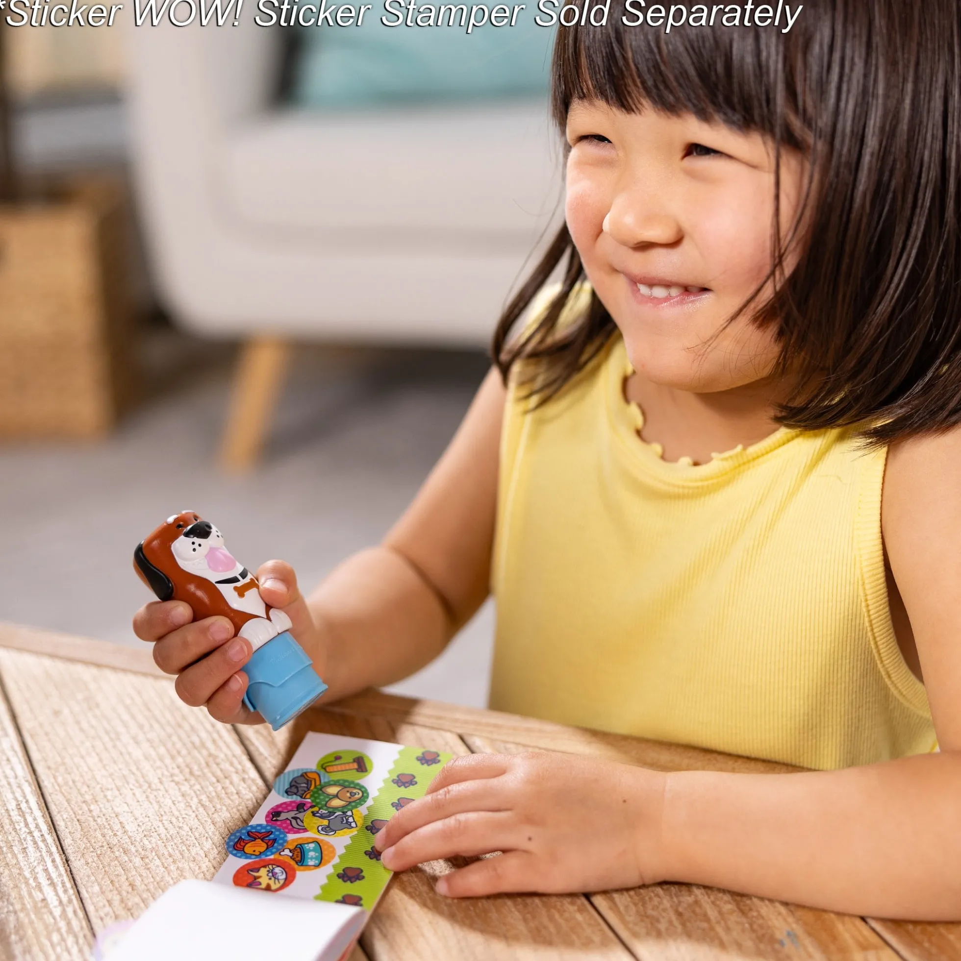Sticker WOW!® Mini Activity Pad & Refill Stickers - Pets (200+ Stickers, Stamper Not Included)