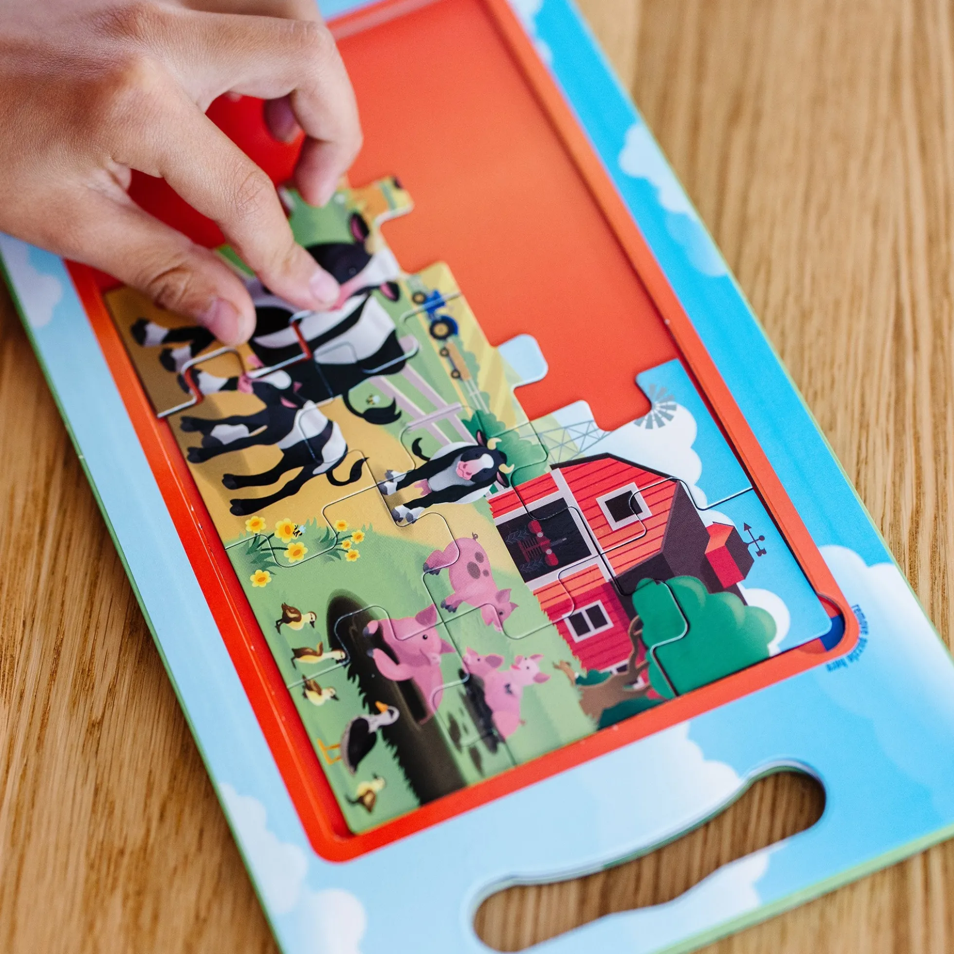 Take-Along Magnetic Jigsaw Puzzles – On the Farm