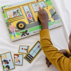 The Wheels on the Bus Song Puzzle - 6 Pieces