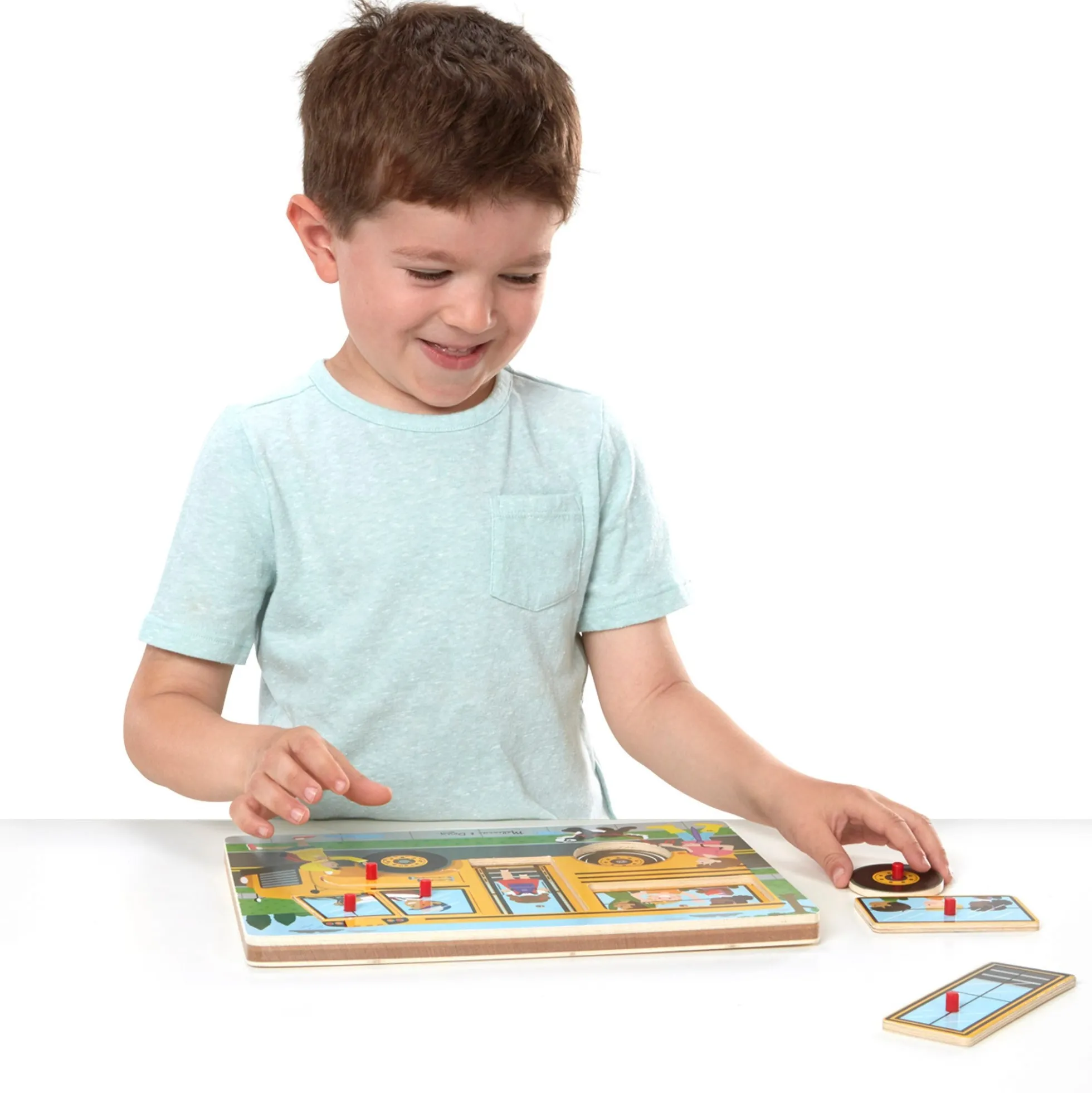 The Wheels on the Bus Song Puzzle - 6 Pieces