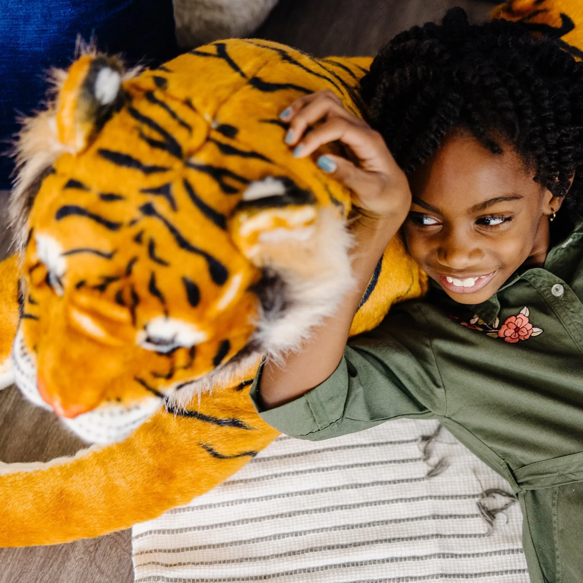 Tiger Lifelike Plush Stuffed Animal