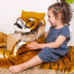 Tiger Lifelike Plush Stuffed Animal