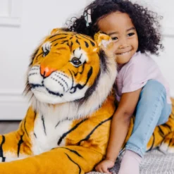 Tiger Lifelike Plush Stuffed Animal