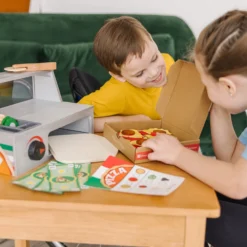 Top & Bake Pizza Counter - Wooden Play Food