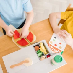 Top & Bake Pizza Counter - Wooden Play Food
