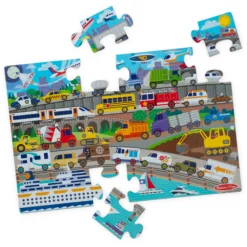 Traffic Jam Floor Puzzle - 24 Pieces