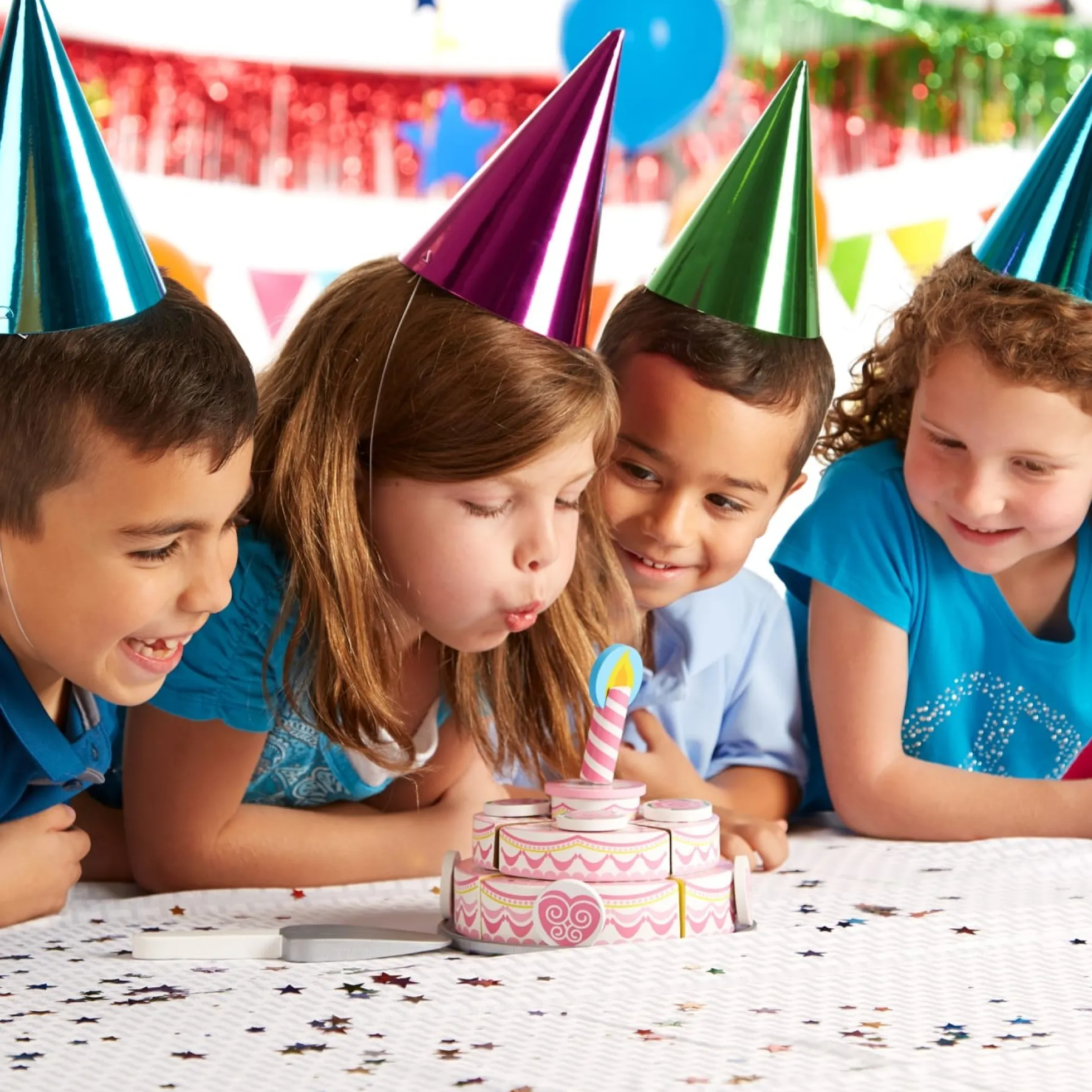 Triple-Layer Party Cake - Wooden Play Food