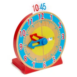 Turn & Tell Wooden Clock