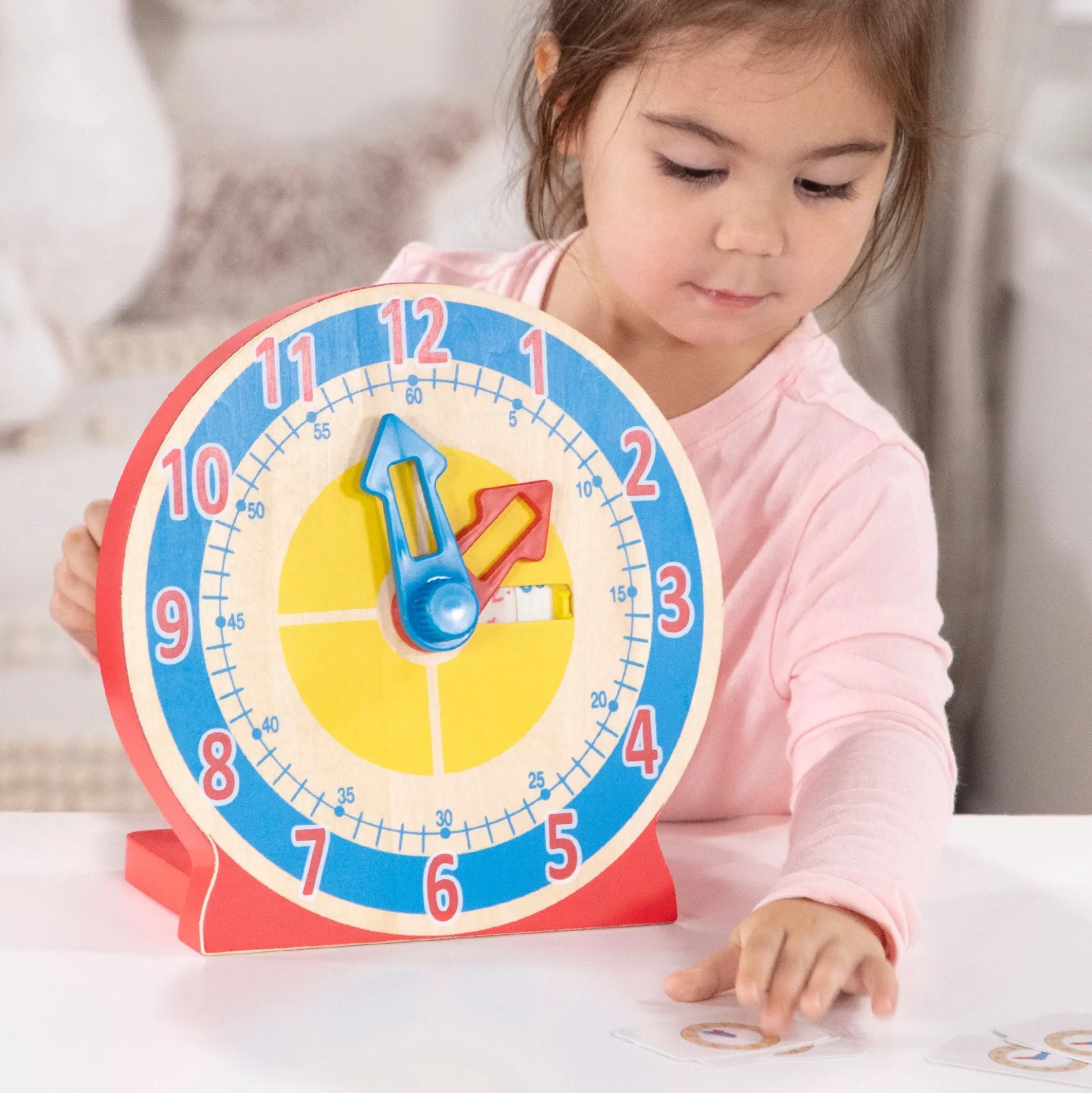 Turn & Tell Wooden Clock