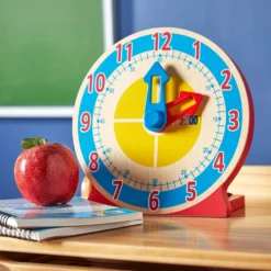 Turn & Tell Wooden Clock