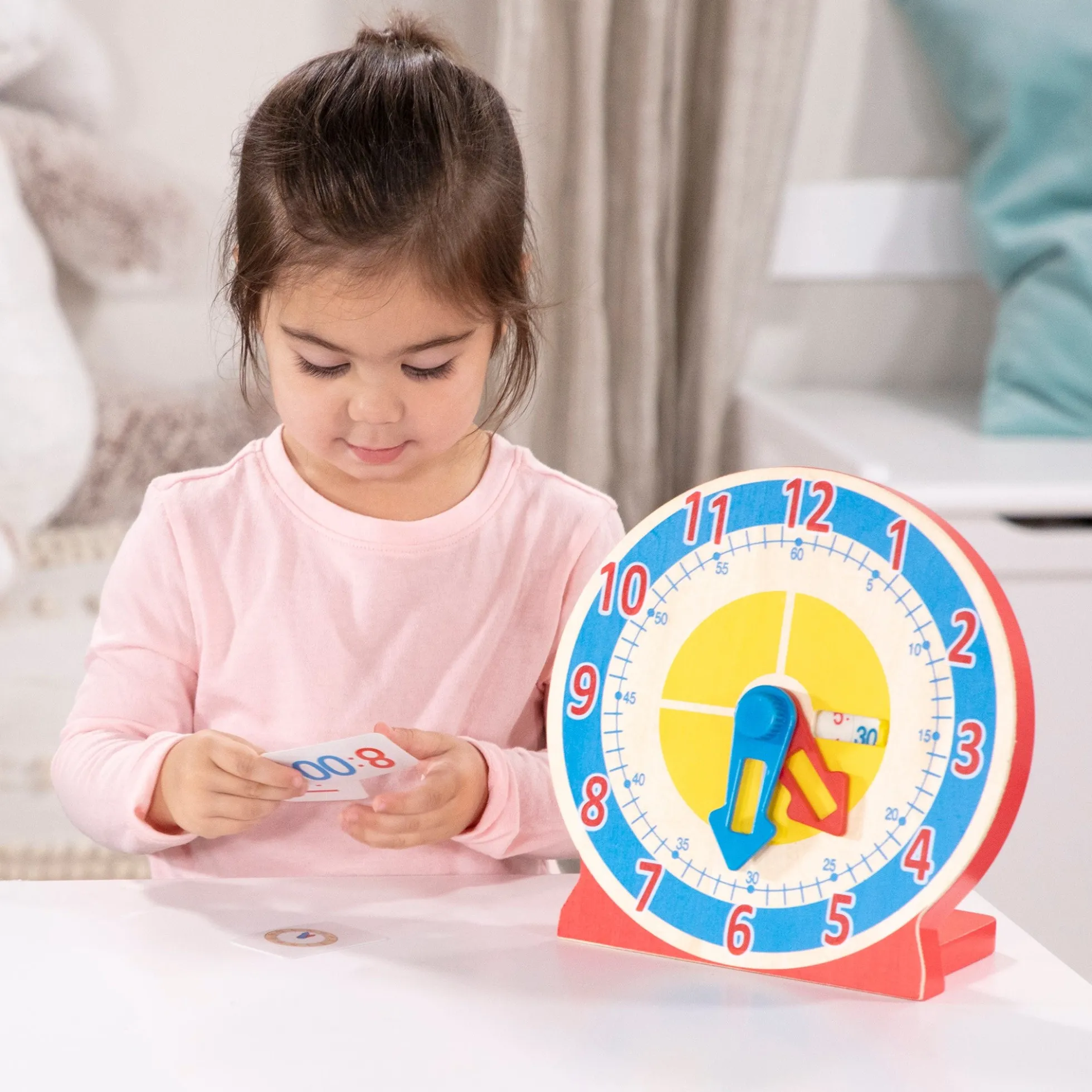 Turn & Tell Wooden Clock