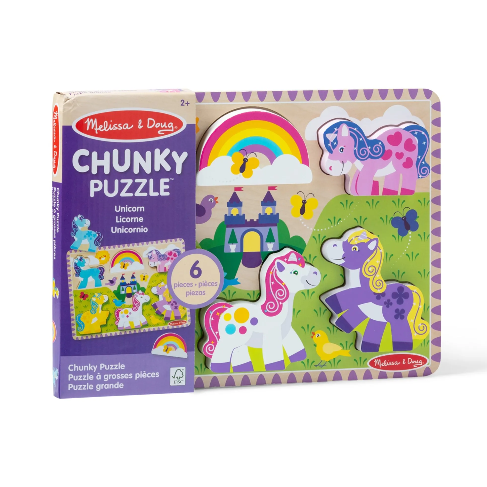 Unicorn Chunky Puzzle – 6 Pieces