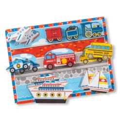 Vehicles Chunky Puzzle - 9 Pieces