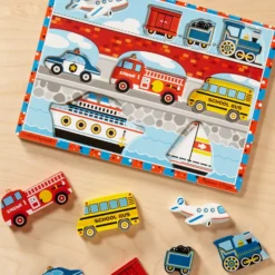 Vehicles Chunky Puzzle - 9 Pieces