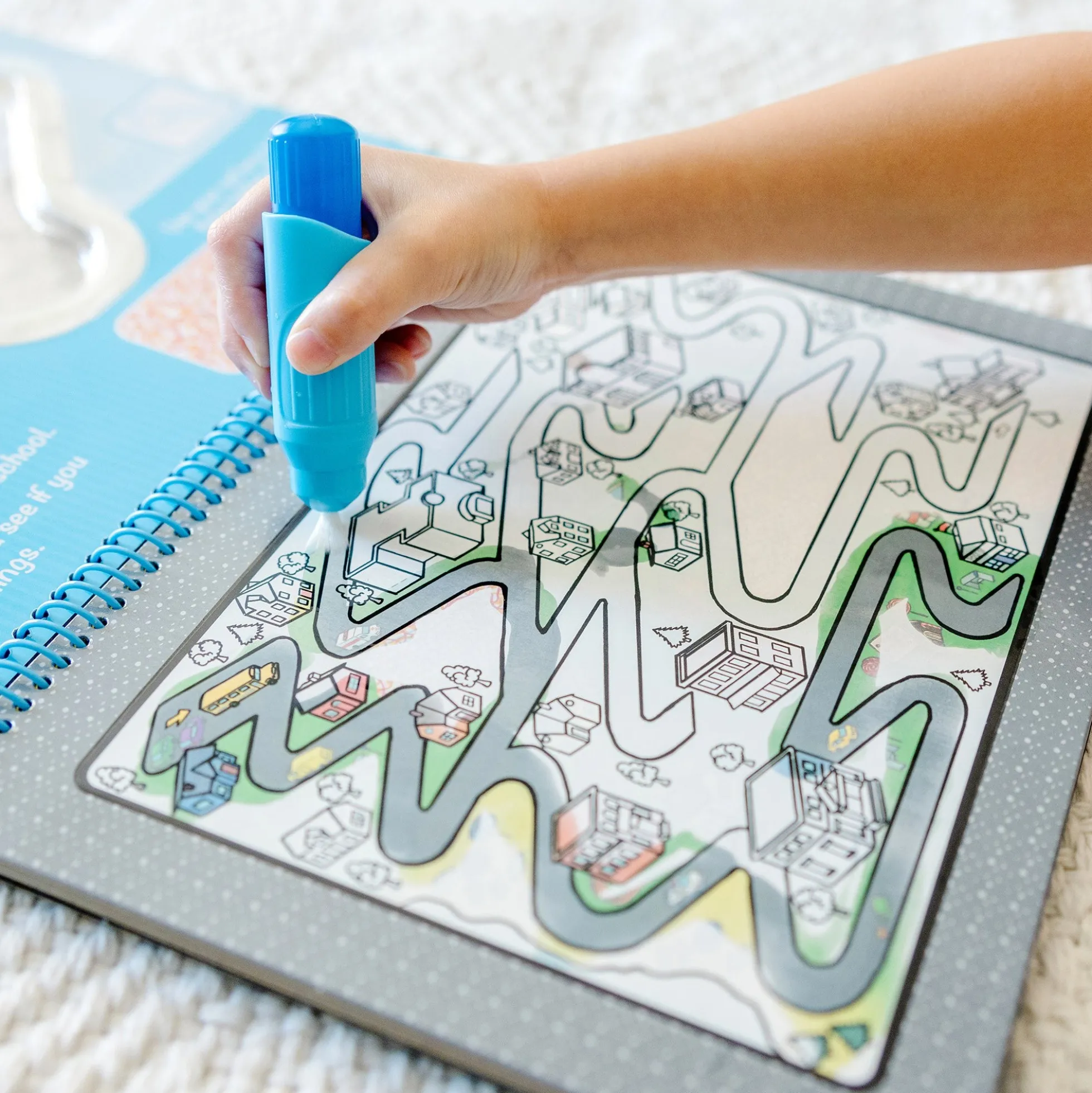 Water Wow! Deluxe Water-Reveal Pad - Around Town