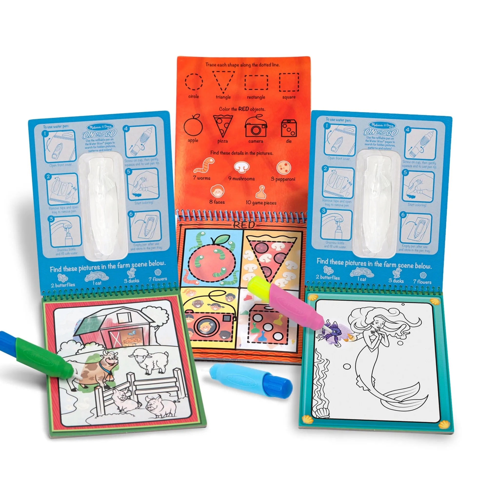 Water Wow!® 3-Pack: Colors & Shapes, Fairy Tales, Animals