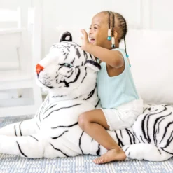 White Tiger Giant Stuffed Animal