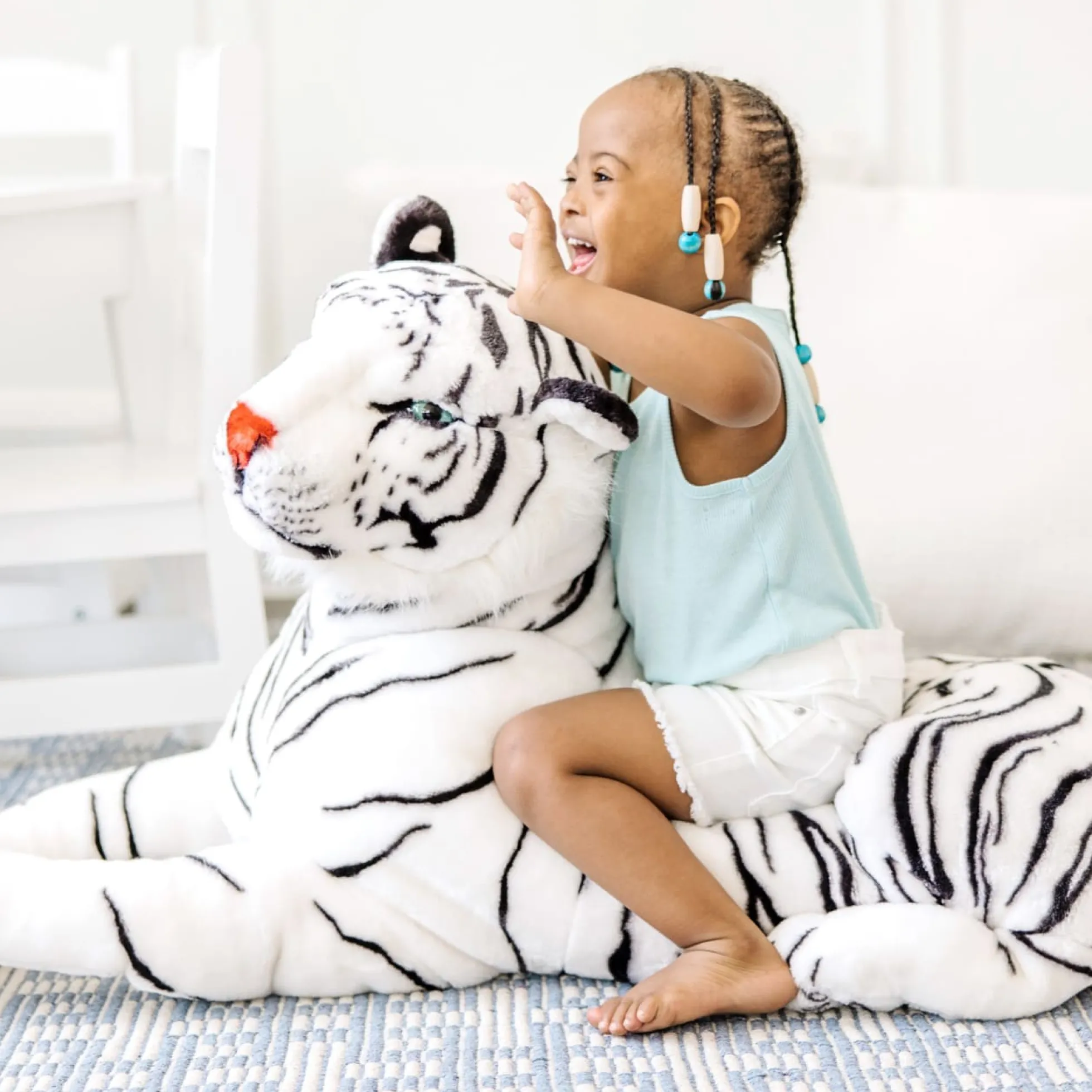 White Tiger Giant Stuffed Animal